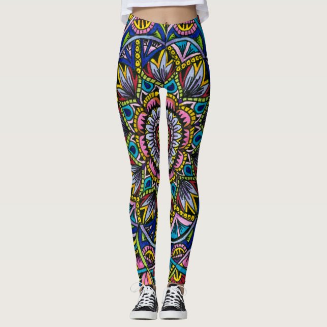 Legging Mandala do verão (Frente)