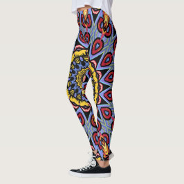 Legging Mandala Trippy Retro Hippie Boho Chic Bohemian