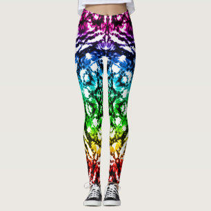 Legging Mandarim Estrela Mandala Tie Dye