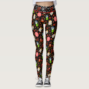 Legging Maneki Neko Cat e Geisha