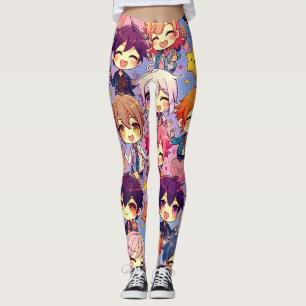 Legging Manga Magic: Delícias inspiradas por Design