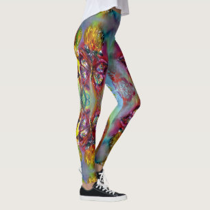 LEGGING MANTEIRAS VERMELHAS COM ESTAXAS AMARELAS,PÃO AZUL