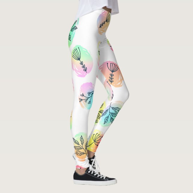 Legging Mantenha ou design suas próprias pernas (Direita)