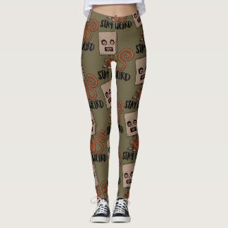 Legging Mantenha-se estranho macaco de saco
