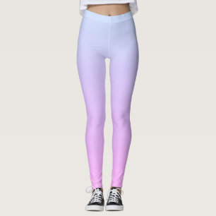 Legging Mão Azul e Rosa Moderno Pastel