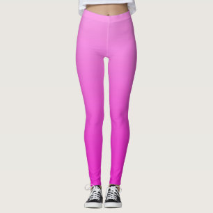 Legging Mão Vibrante Elétrica de Verão Quente Rosa Dipada