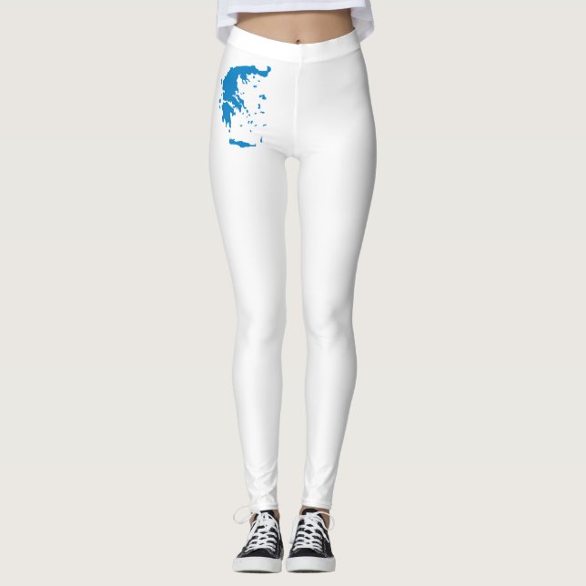 Legging Mapa da Grécia (Frente)
