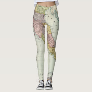 Legging Mapa de Italia