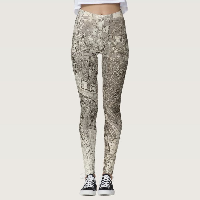 Legging Mapa de Paris (Frente)
