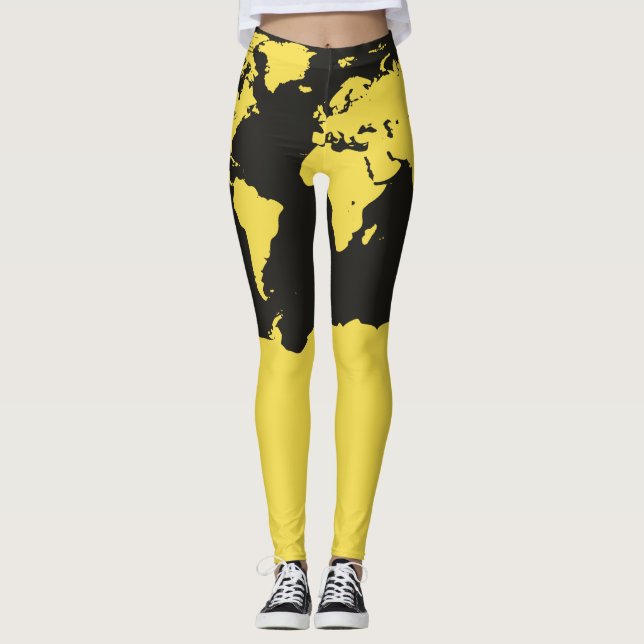 Legging Mapa Mundial (Frente)