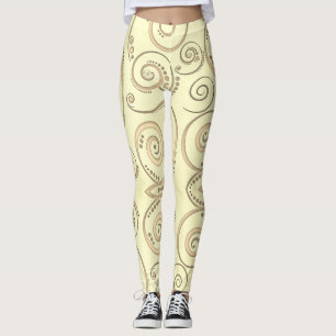 Legging Maple Leaf Seamless Pattern