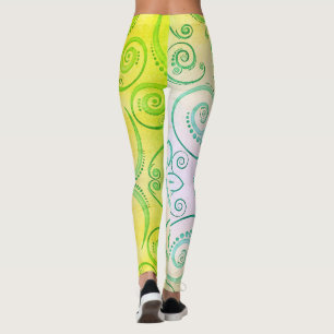 Legging Maple Leaf Seamless Pattern