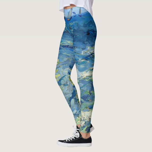 Legging Mar em Saintes-Maries por Vincent van Gogh (Esquerda)