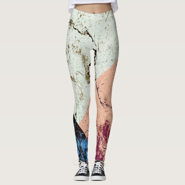Legging Marble Abstrato Pattern (Frente)