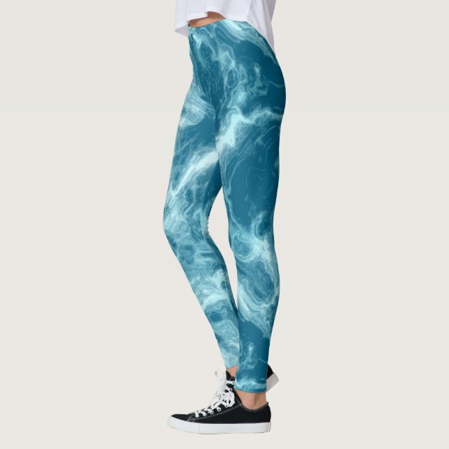 Legging Marble Azul (Esquerda)