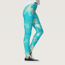 Legging Marble Azul