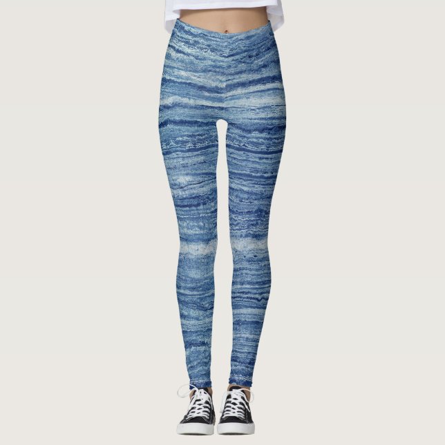 Legging Marble Azul (Frente)