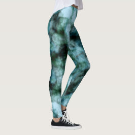 Legging Marble Azul e Verde