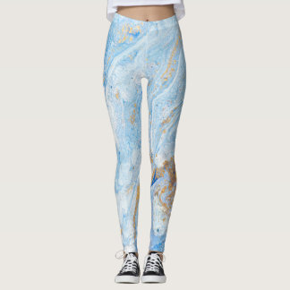 Legging Marble Azul Incrível