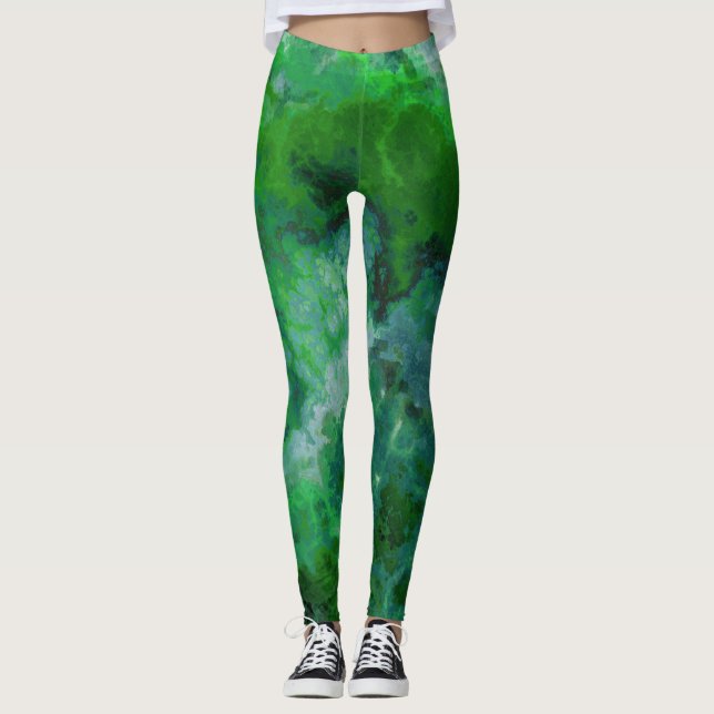 Legging Marble Verde (Frente)