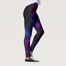 Legging Marca roxa de Waveline das caneleiras de Ombre da