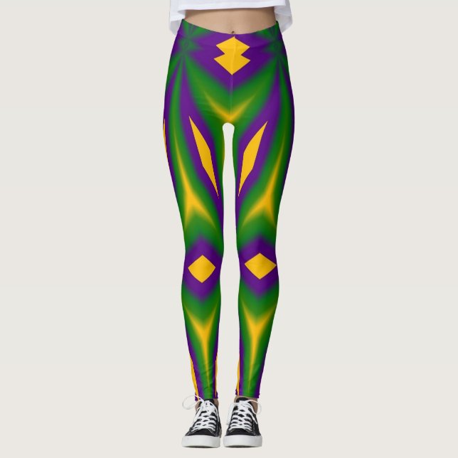 Legging Mardi Gras Stars (Frente)