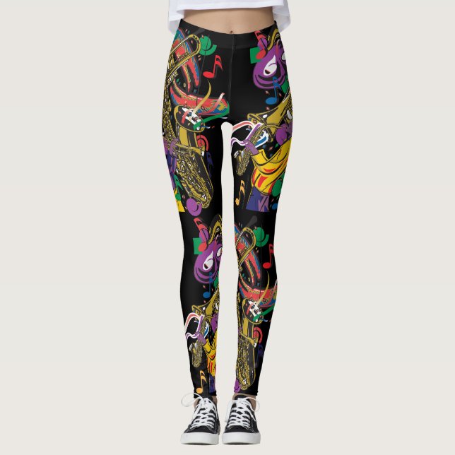 Legging Mardis Gras Nova Orleães (Frente)