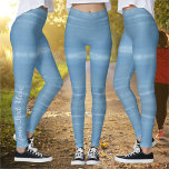 Legging Marina Blue Sky 0948<br><div class="desc">A pintura "Marina Vallarta 0948" Coleção Estilo E conforto são rei no par perfeito de legendas. Você pode vestir suas leggings várias vezes, e elas não vão perder sua forma. Personalize na página do produto ou clique no botão "Personalizar" para obter mais opções de design. Design criou da minha pintura...</div>