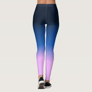 Legging Marinho Escuro Azul Lavanda Lilática Luz Roxo