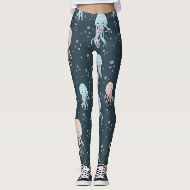 Legging Maritim Nautic Ocean Sealife Octopus (Frente)
