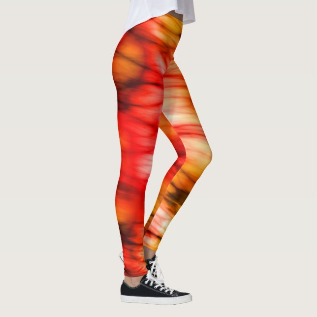Legging Mármore Abstrato de Fogo (Direita)