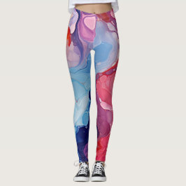 Legging Mármore colorido