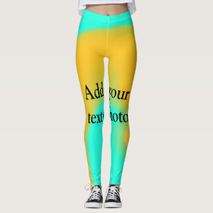 Legging Mármore de derramamento de acrílico simples adicio