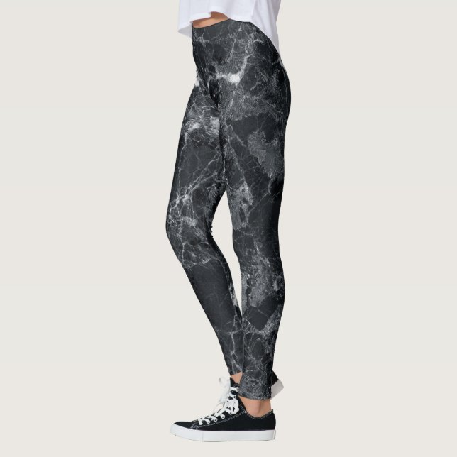 Legging Mármore preto (Esquerda)