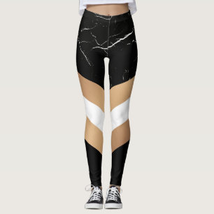 Legging Mármore preto elegante