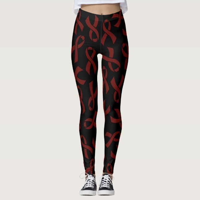 Legging Maroon Ribbons...APS (Frente)