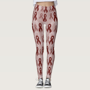 Legging Maroon Ribbons...APS