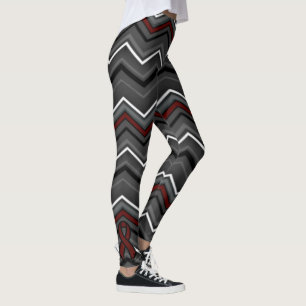 Legging Maroon Zig Zag com Fita...APS