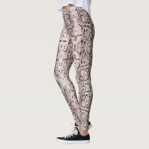 Legging Marrom Anaconda Snakeskin