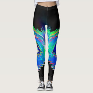Legging Máscara da rainha futurista de Purim Vashti
