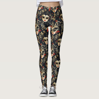 Legging Máscara de Mascarada preto