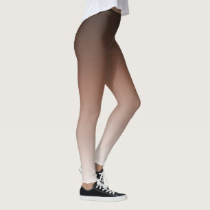Legging Máscaras de caneleiras de Brown