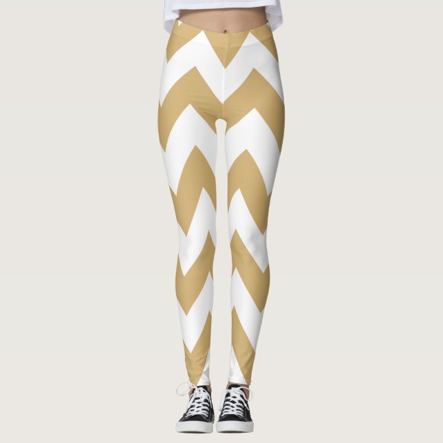 Legging Massa de Modelar Chevron Neutro (Frente)