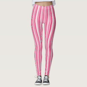 Legging Matizes de faixas cor-de-rosa