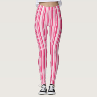 Legging Matizes de faixas cor-de-rosa
