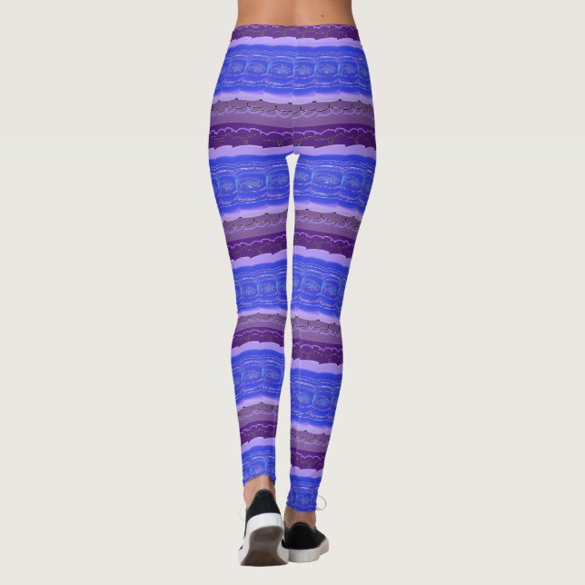 Legging Mauve Roxa E Azul (Verso)