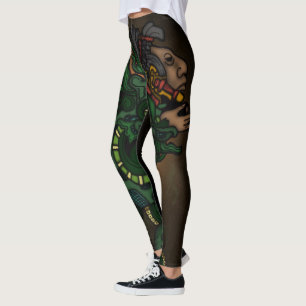Legging Mayan Serpent Deus