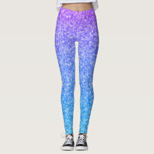 Legging Mbre azul e púrpura