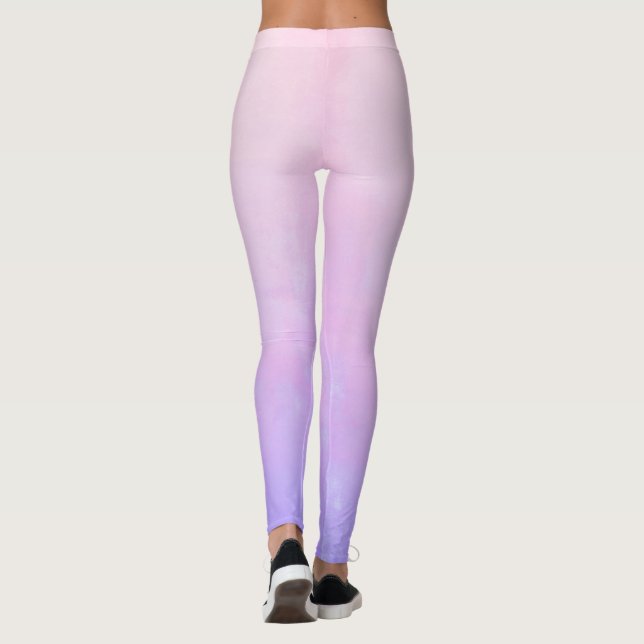Legging Mbre azul-rosa-russa (Verso)