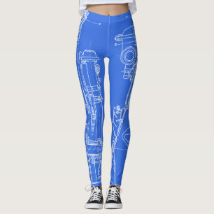 LEGGING MECÂNICA DE DESENHO FAB BRANCA BRANCA SUA COR